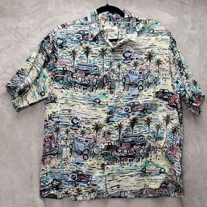 ART OF EDDY REYN SPOONER | MEDIUM MEN'S VTG SHORT SLEEVE HAWAIIAN SHIRT